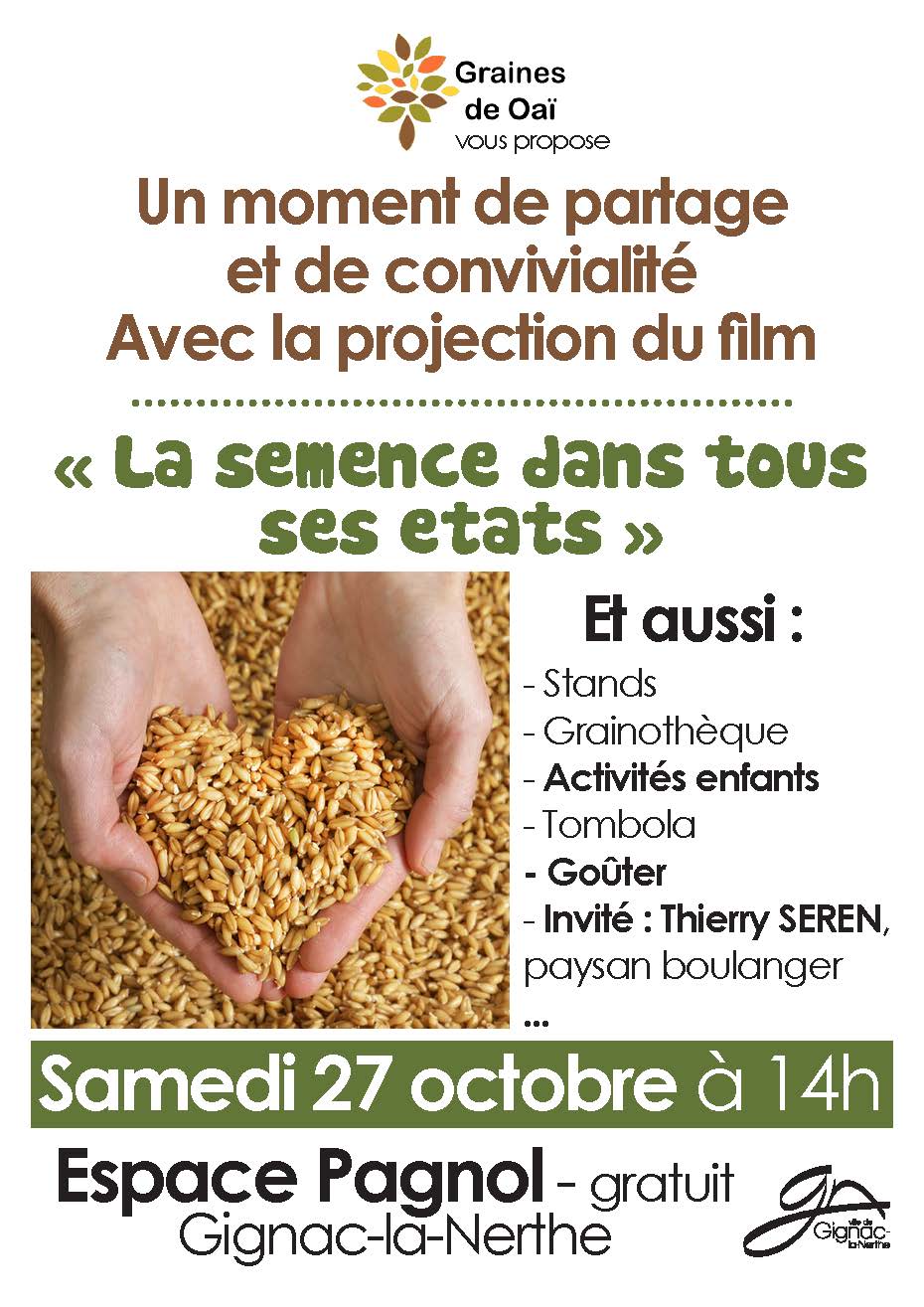 Projection du Film “La semence dans tous ses états”